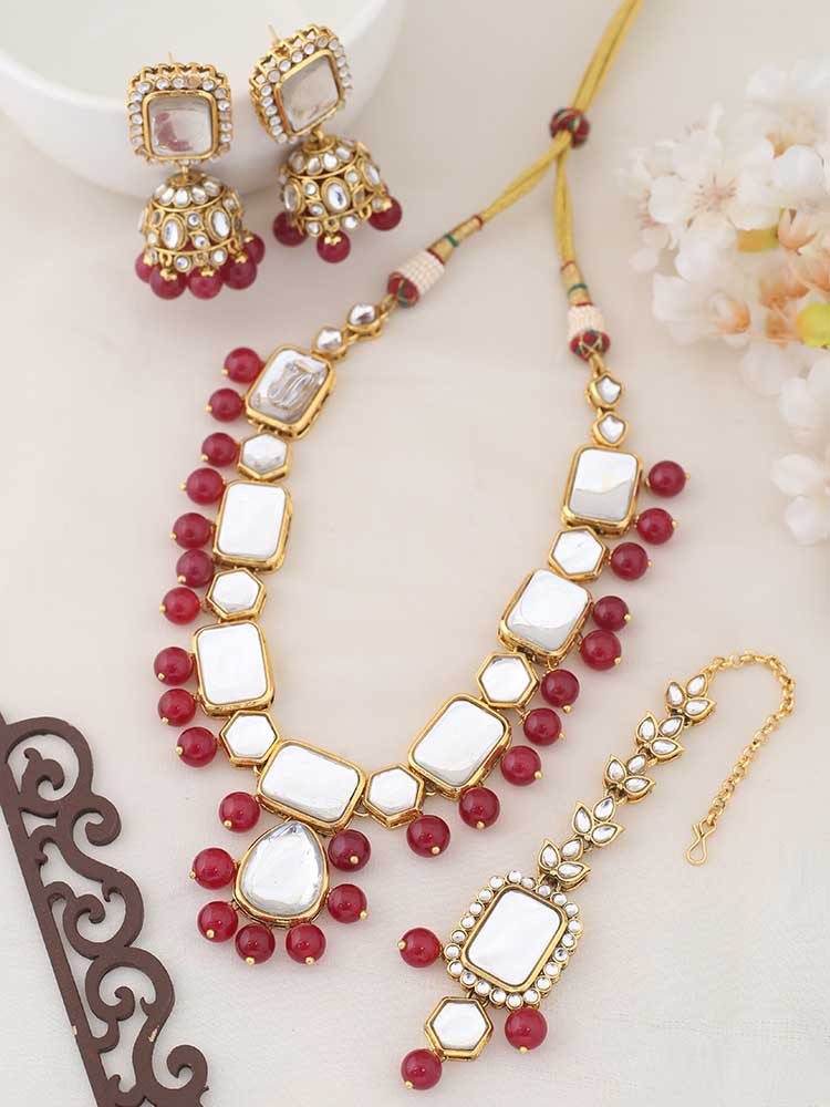 Ruby Rishita Jewellery Set