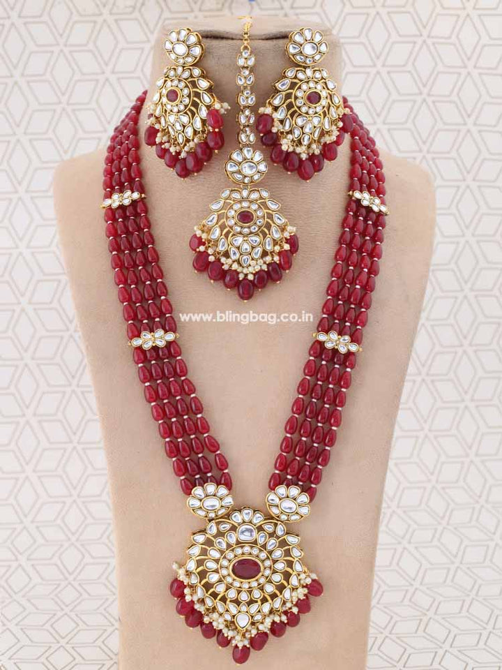 Ruby Shahara Jewellery Set