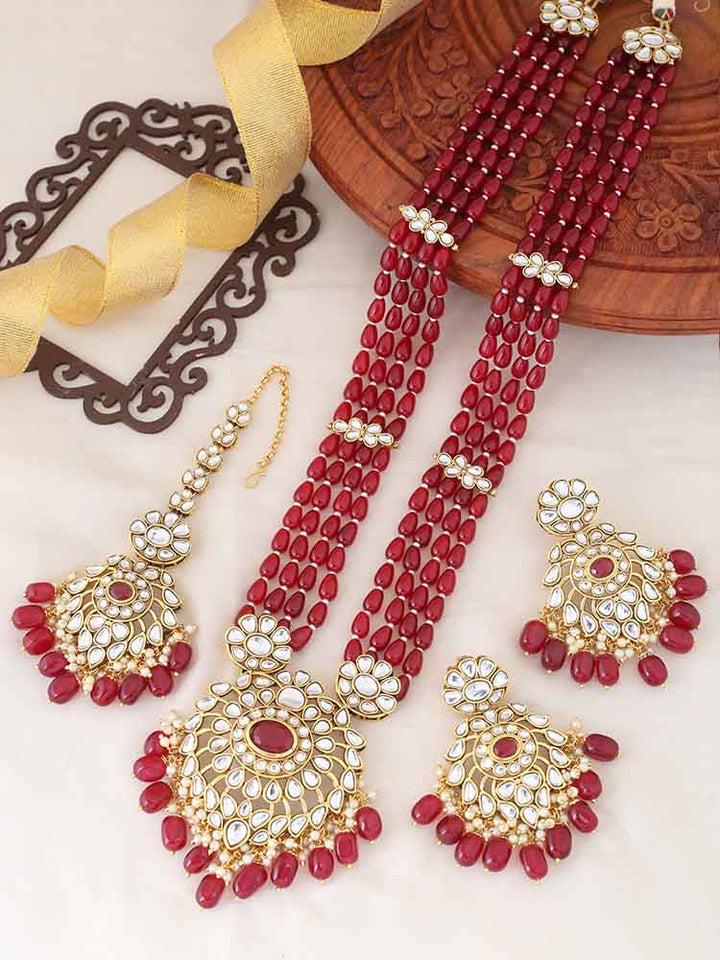 Ruby Shahara Jewellery Set