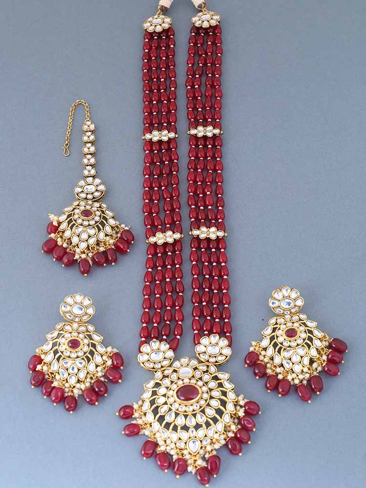 Ruby Shahara Jewellery Set