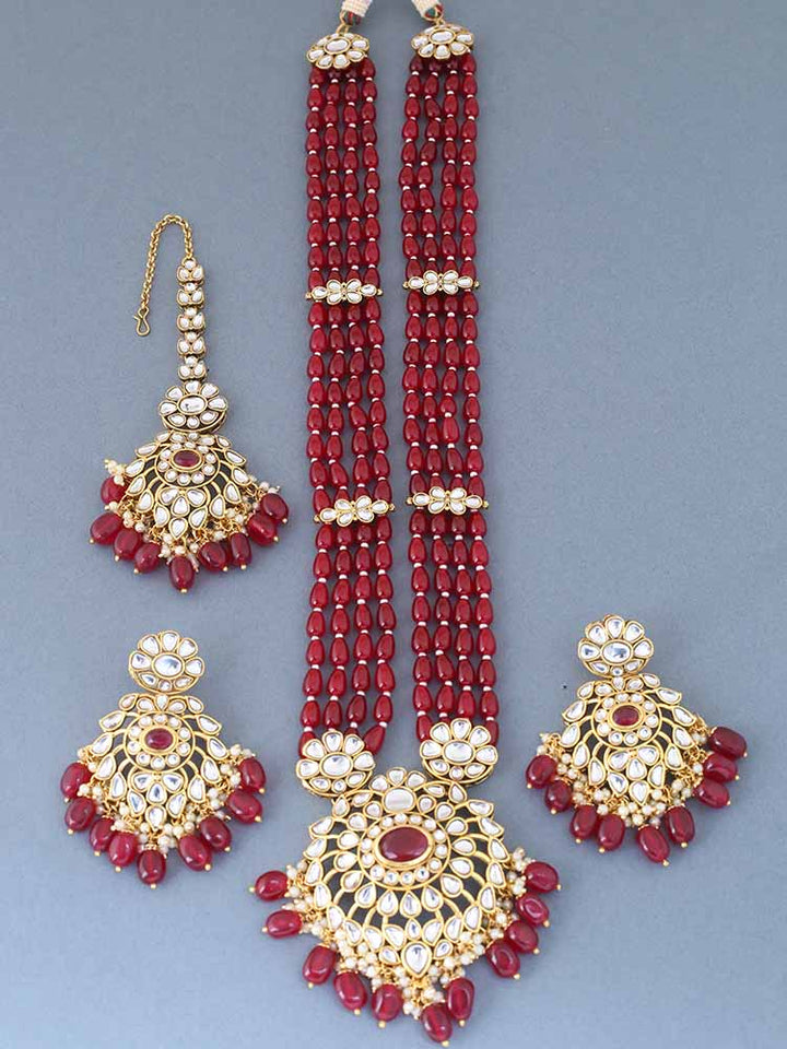 Ruby Shahara Jewellery Set