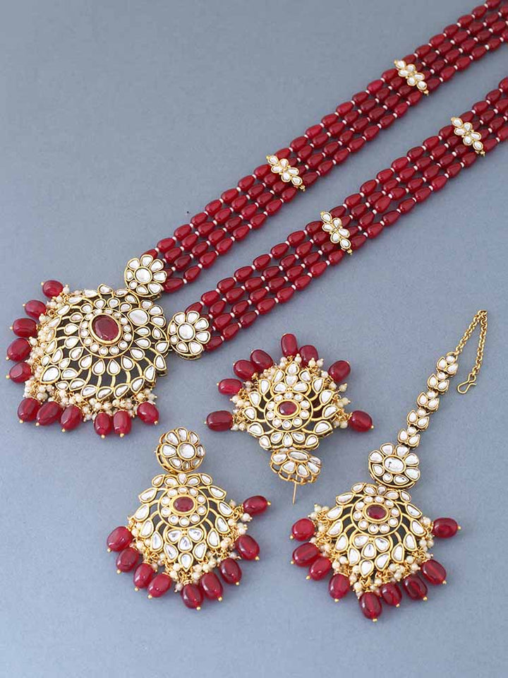 Ruby Shahara Jewellery Set