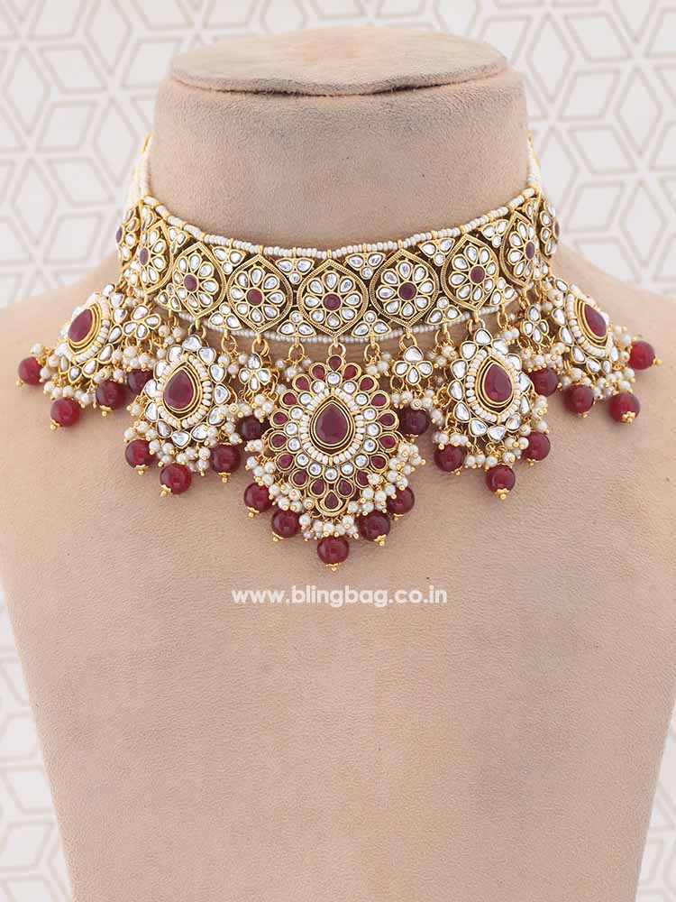 Ruby Shaleena Jewellery Set