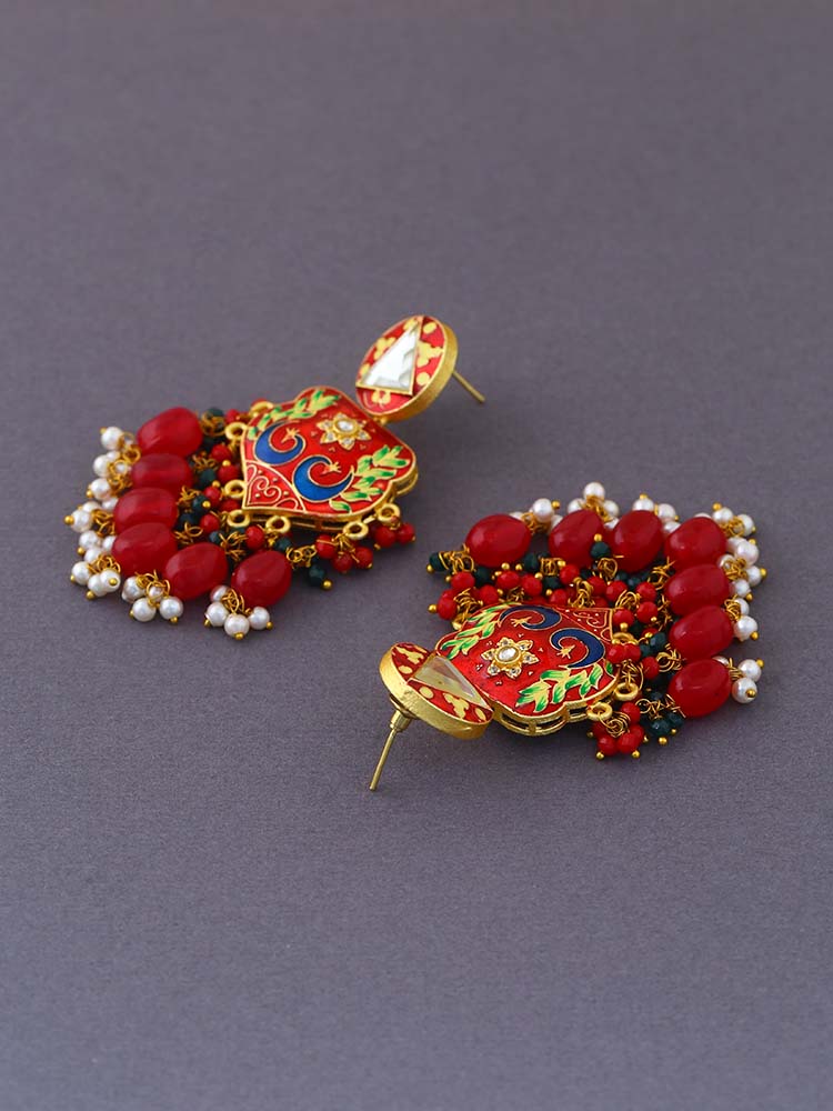 Ruby Komali Danglers