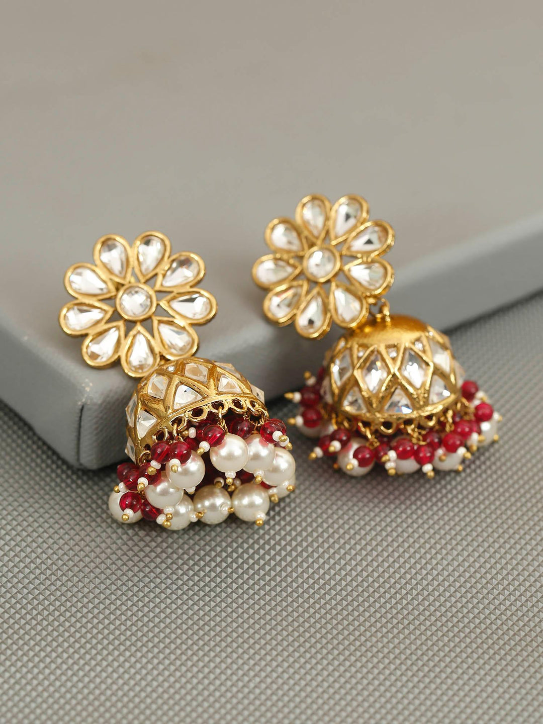 earrings - Bling Bag Rani Jayrani Designer Jhumkis