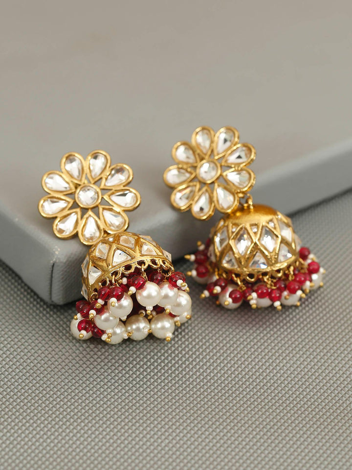 earrings - Bling Bag Rani Jayrani Designer Jhumkis
