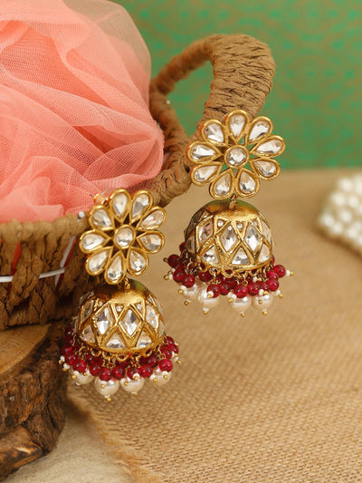 earrings - Bling Bag Rani Jayrani Designer Jhumkis