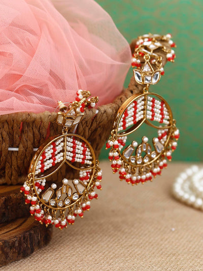 earrings - Bling Bag Red Sophia Designer Earrings