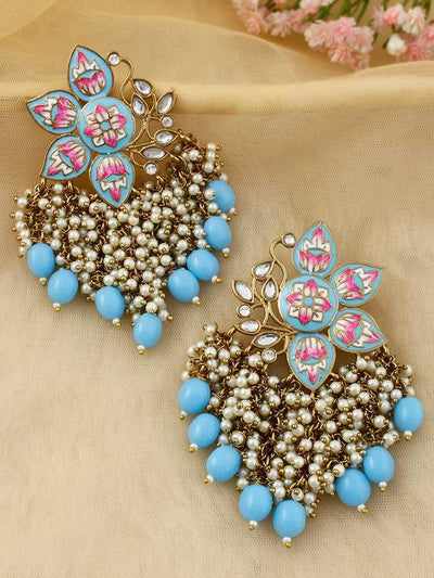 Sky Chakrika Designer Earrings - Bling Bag