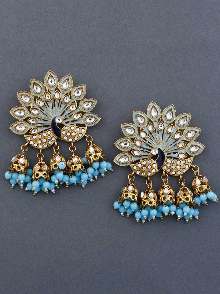 Sky Mayur Jhumkis - Bling Bag