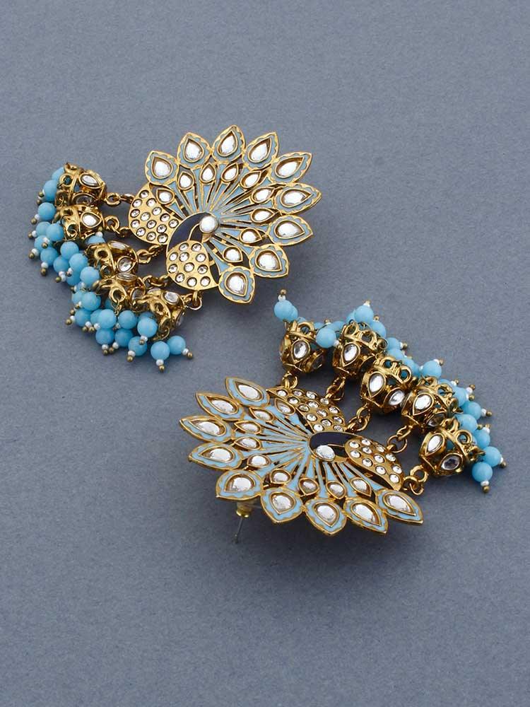 Sky Mayur Jhumkis - Bling Bag