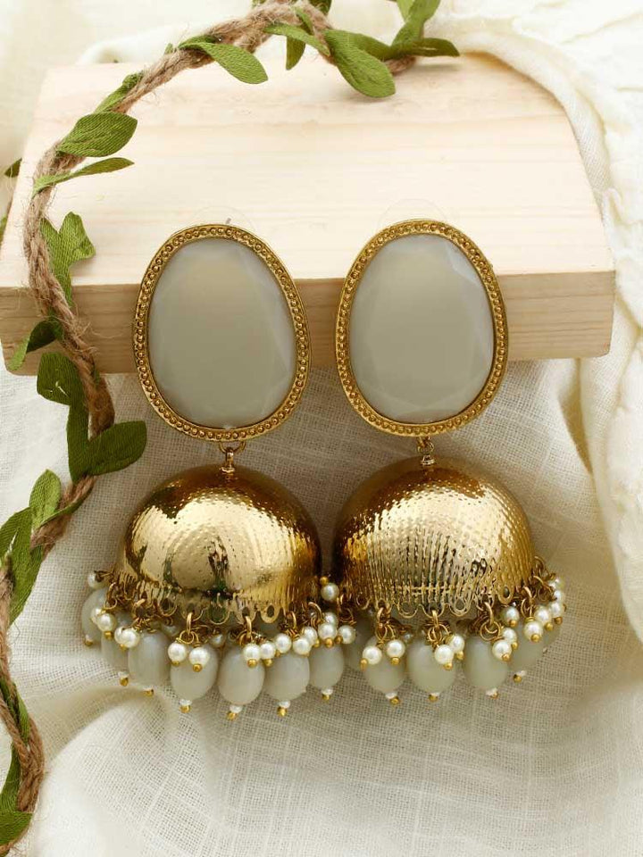 Smoke Magna Shesha Jhumkis - Bling Bag