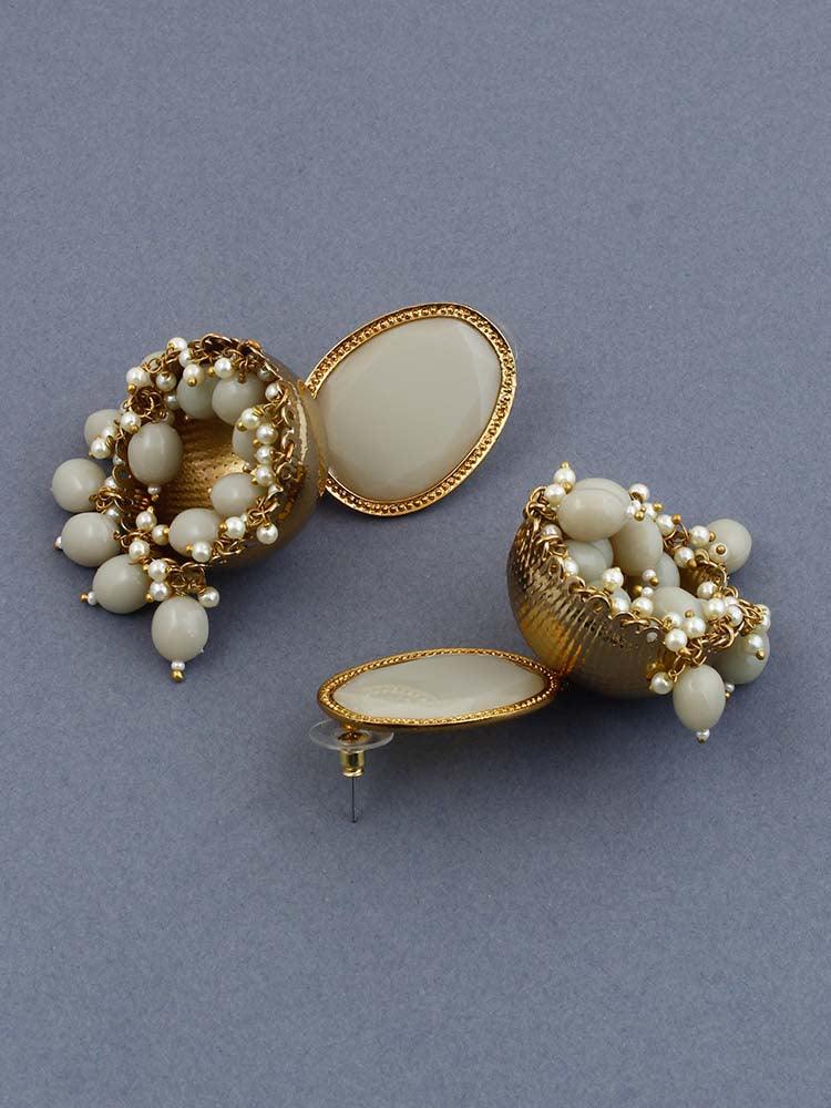 Smoke Magna Shesha Jhumkis - Bling Bag