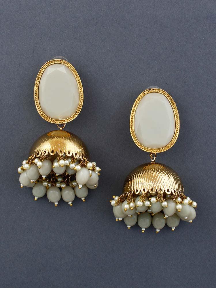 Smoke Magna Shesha Jhumkis - Bling Bag