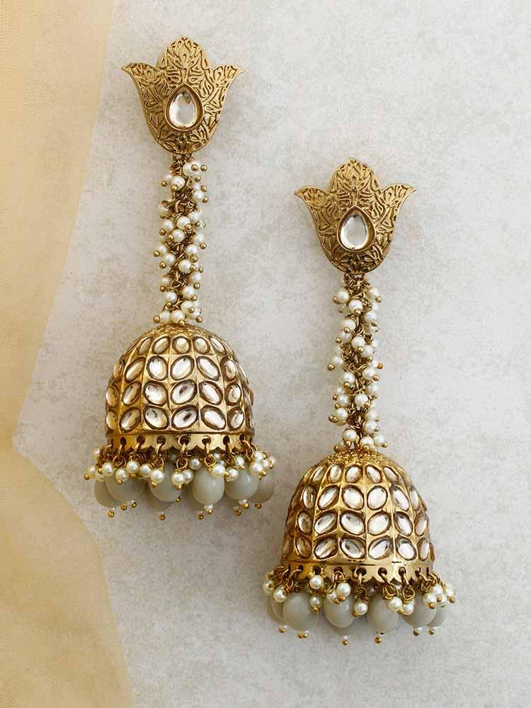 Smoke Rajkumari Jhumkis - Bling Bag