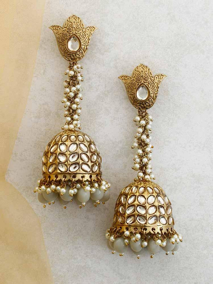 Smoke Rajkumari Jhumkis - Bling Bag
