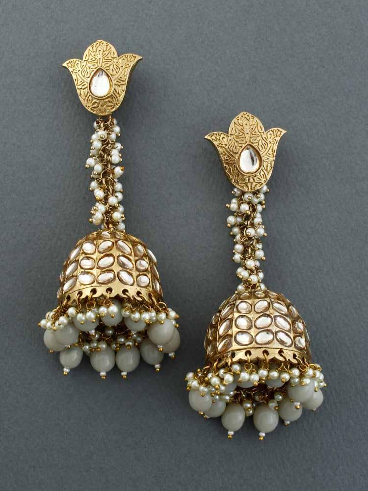 Smoke Rajkumari Jhumkis - Bling Bag