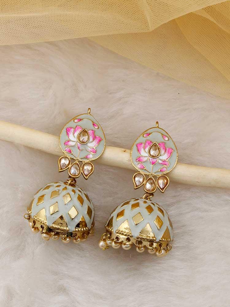 Smoke Rudra Jhumkis - Bling Bag