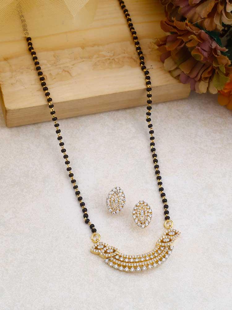Shafali Pendant Mangalsutra Set - Bling Bag