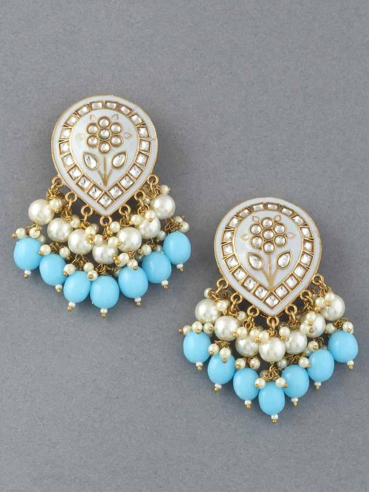 Sky Blue Charmi Designer Earrings - Bling Bag