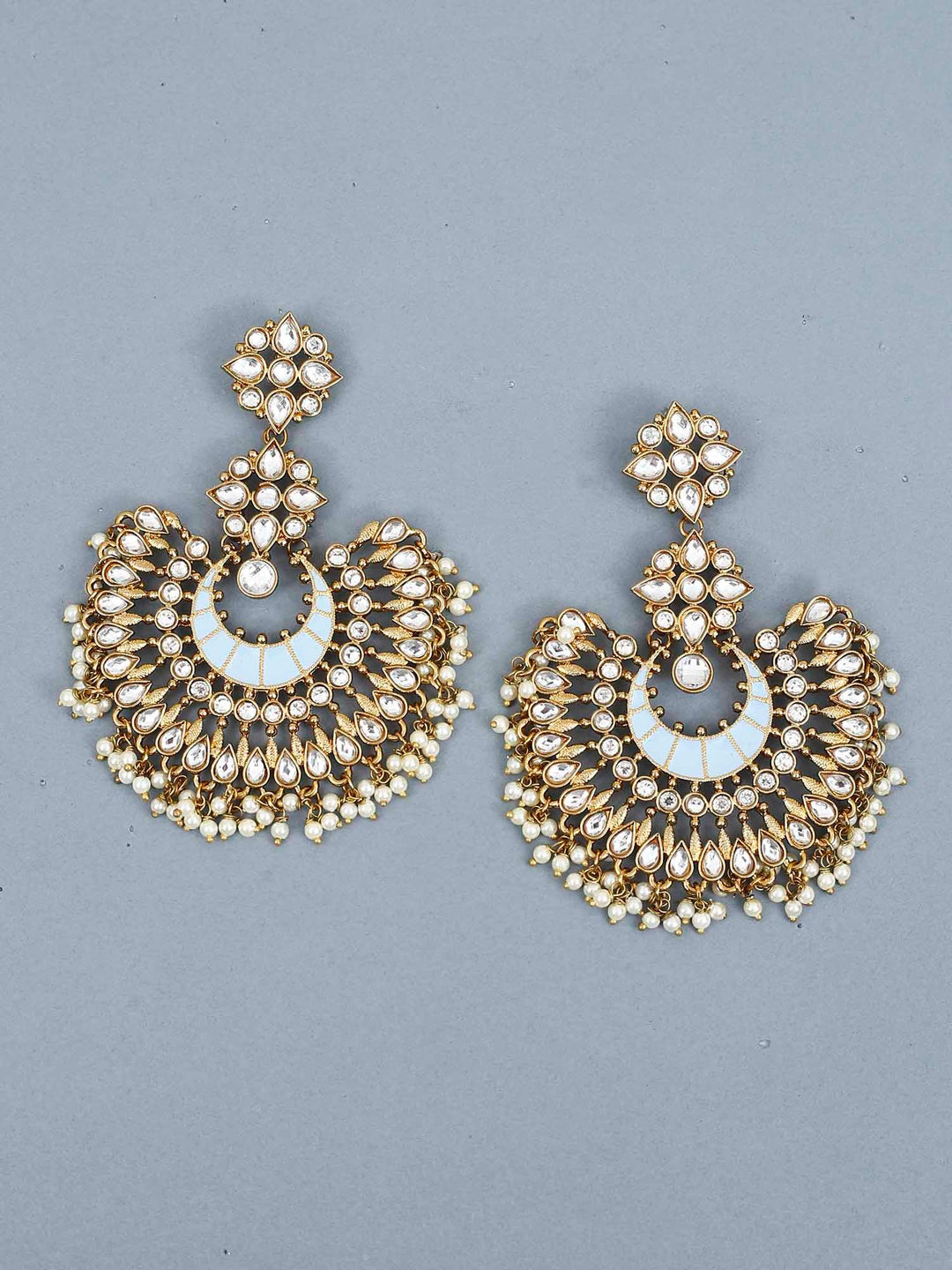 earrings - Bling Bag Sky Chakra Designer Earrings