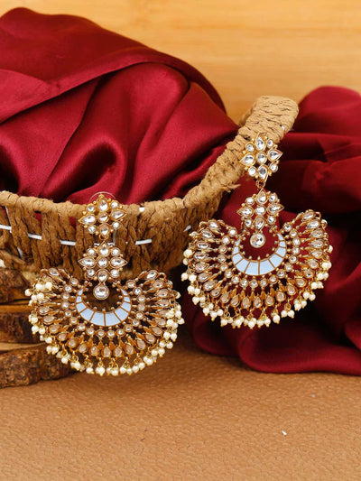 earrings - Bling Bag Sky Chakra Designer Earrings