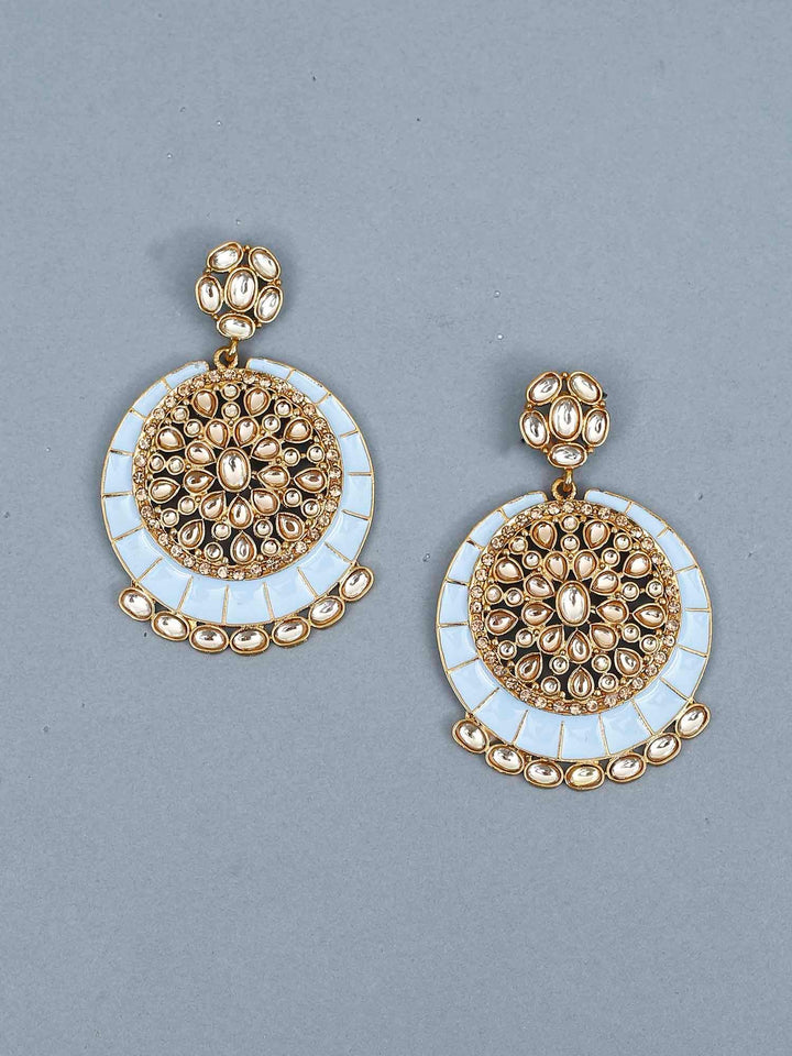 earrings - Bling Bag Sky Sameera Kundan Earrings