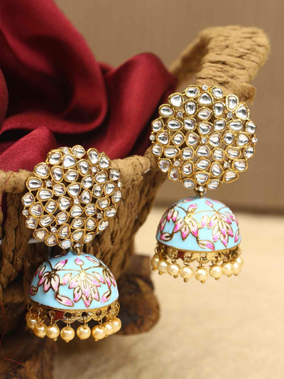 earrings - Bling Bag Sky Subhi Designer Jhumkis