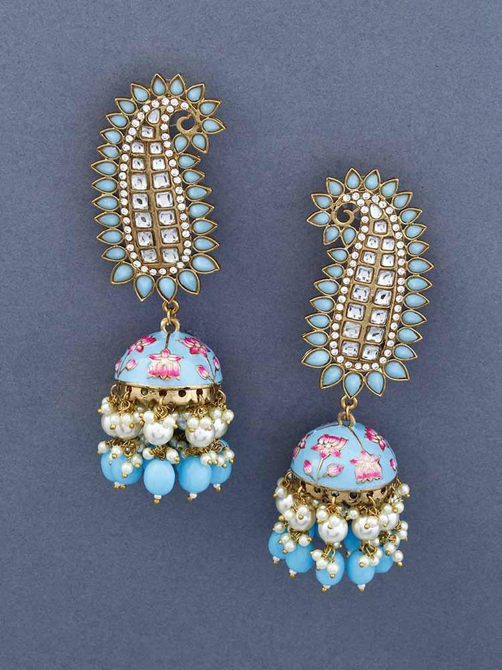 Sky Kaashi Jhumkis - Bling Bag