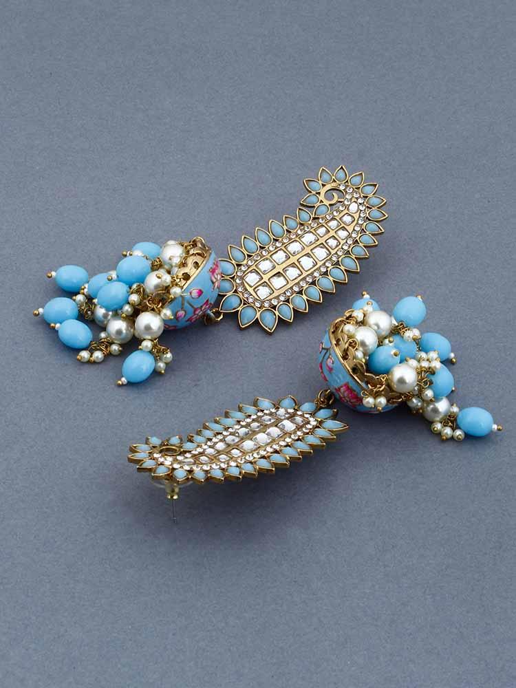 Sky Kaashi Jhumkis - Bling Bag