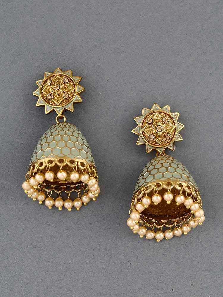 earrings - Bling Bag Smoke Bell Ethnic Earrings