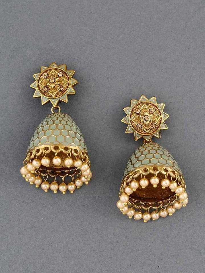 earrings - Bling Bag Smoke Bell Ethnic Earrings