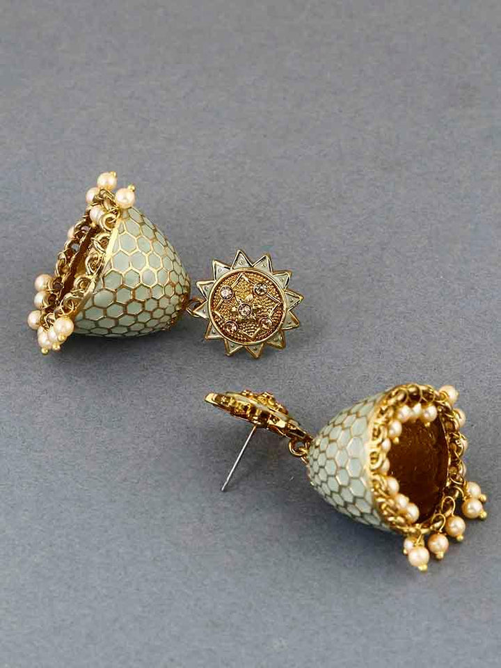 earrings - Bling Bag Smoke Bell Ethnic Earrings