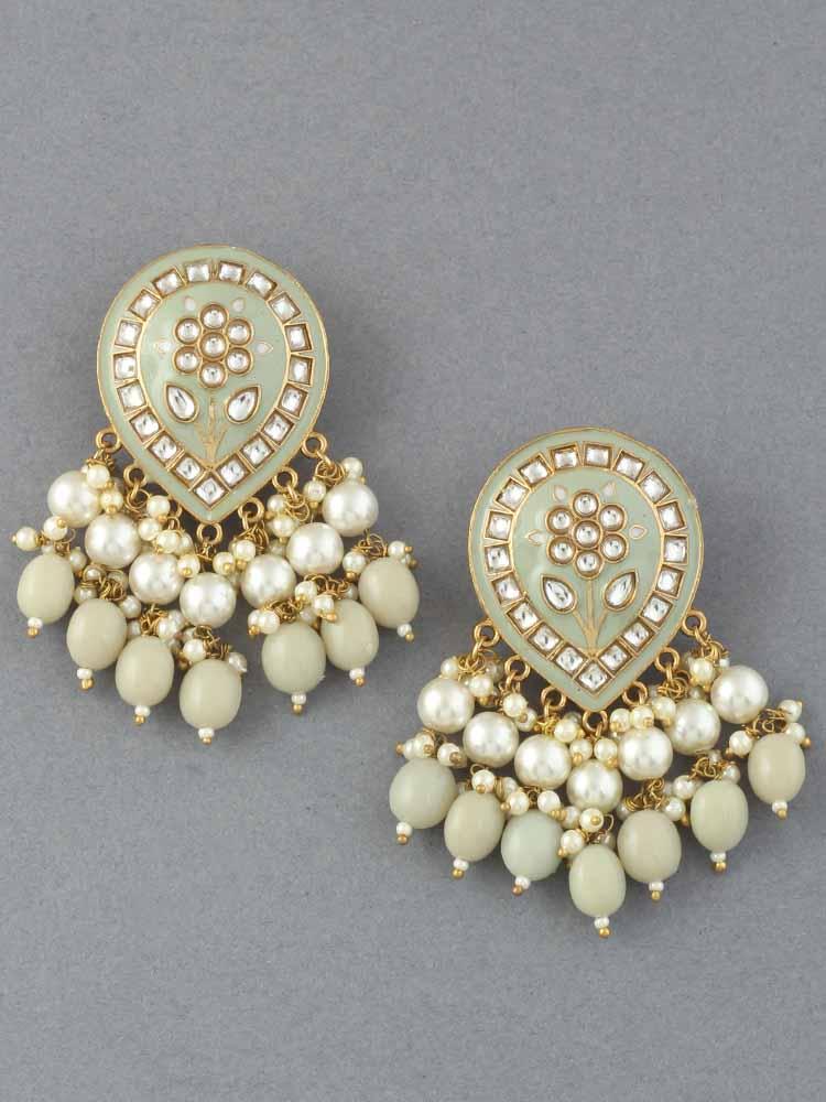Smoke Charmi Designer Earrings - Bling Bag
