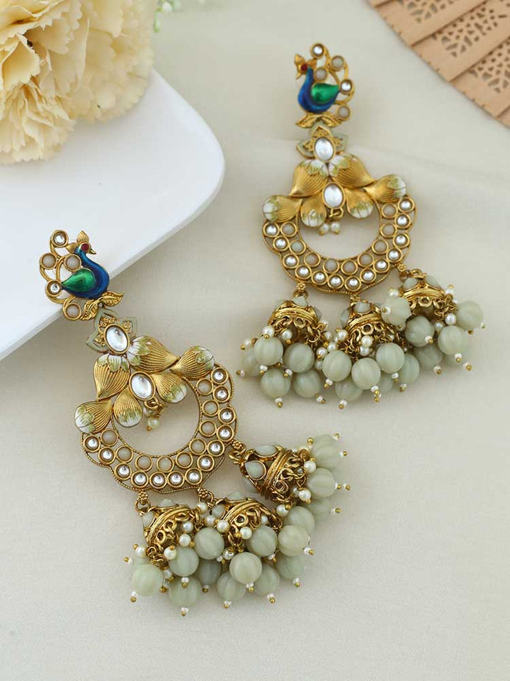 Smoke Vrishank Jhumkis