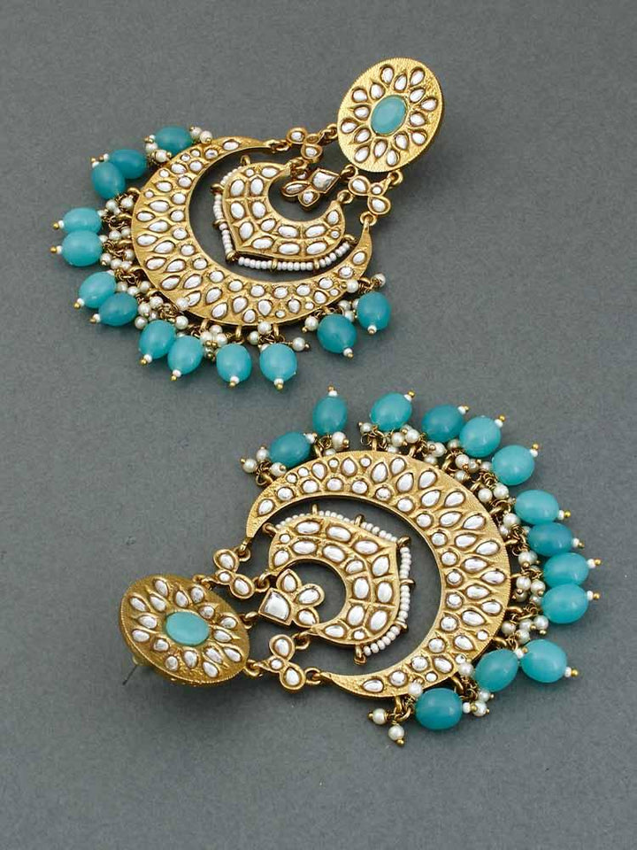 Turquoise Bhoomi Chandbalis - Bling Bag