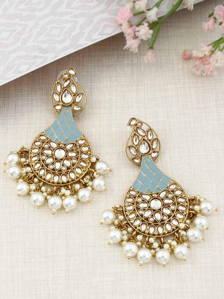 Turquoise Boond Designer Earrings - Bling Bag