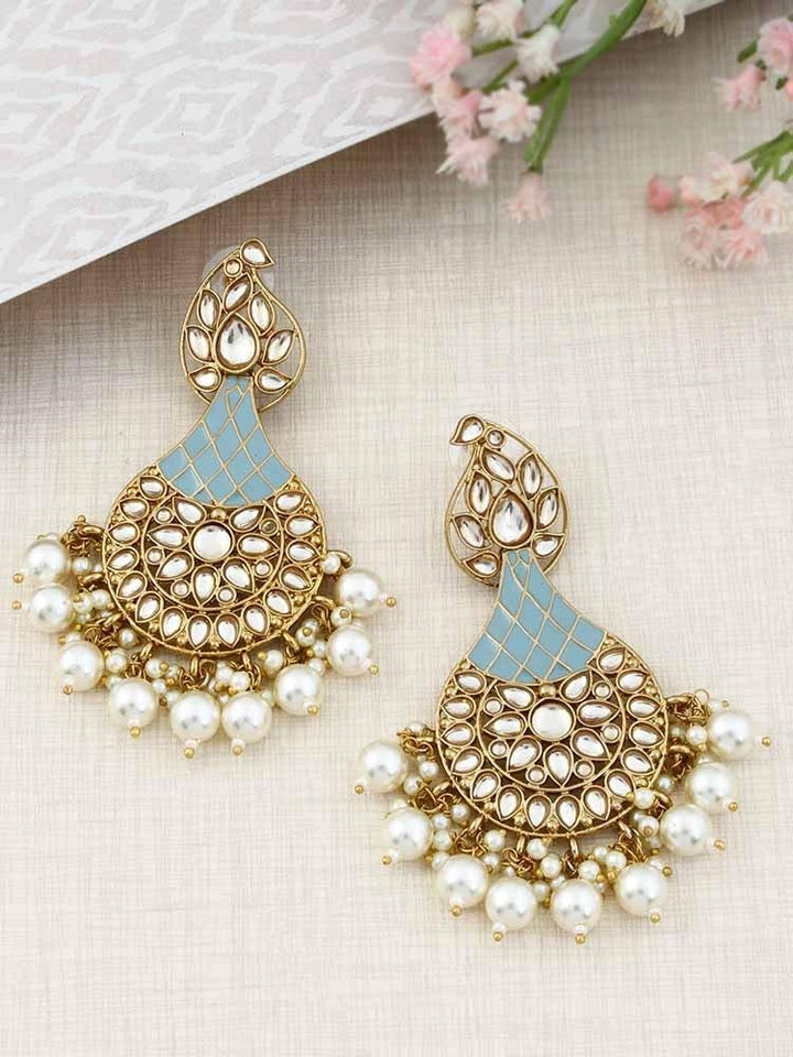 Turquoise Boond Designer Earrings - Bling Bag