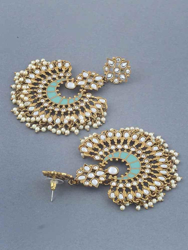 Turquoise Chakra Chandbalis - Bling Bag