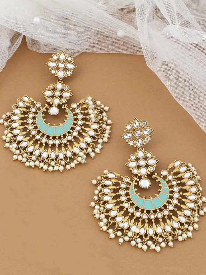 Turquoise Chakra Chandbalis - Bling Bag