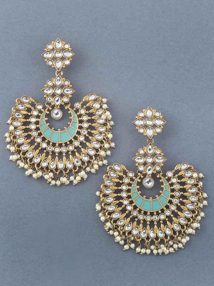 Turquoise Chakra Chandbalis - Bling Bag