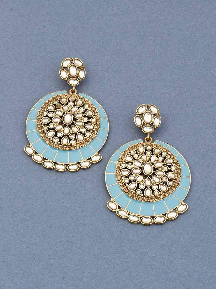 Turquoise Sameera Chandbalis - Bling Bag