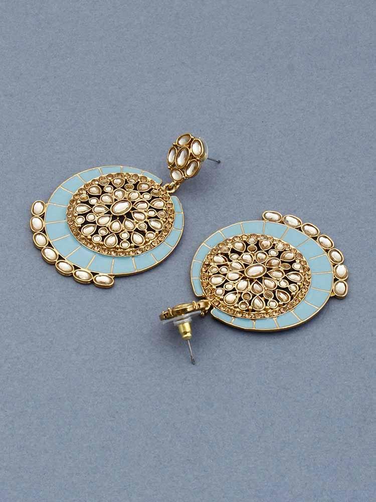 Turquoise Sameera Chandbalis - Bling Bag