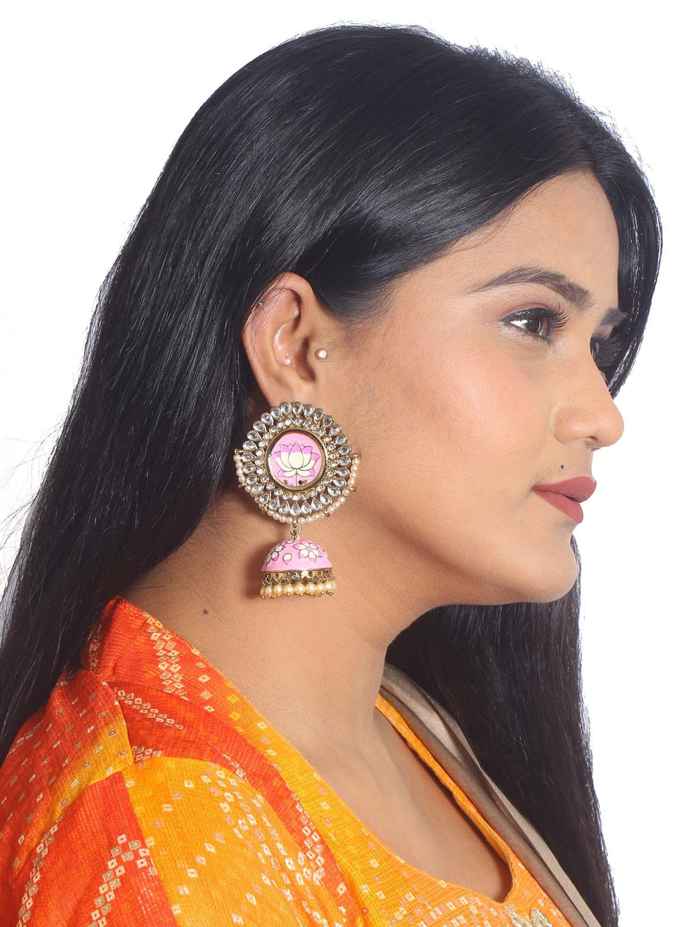 earrings - Bling Bag Taffy Avanti Designer Jhumkis
