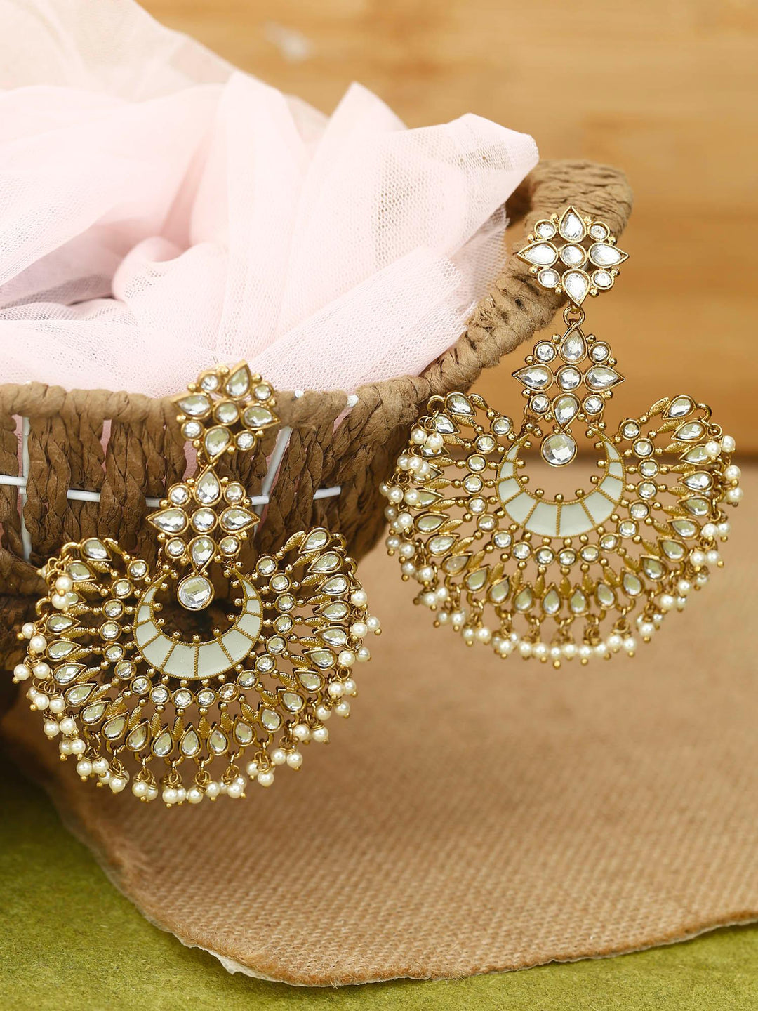 Smoke Chakra Chandbalis - Bling Bag