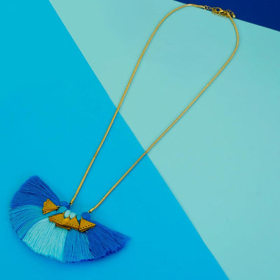 necklaces - Bling Bag Tiffany Tassel Necklace