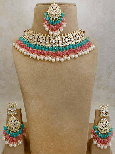 Turquoise Anavi Jewellery Set - Bling Bag