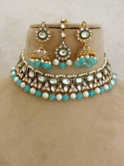 Turquoise Anjani jewellery set - Bling Bag