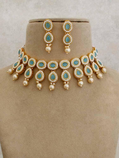 Turquoise Gyan Jewellery Set - Bling Bag