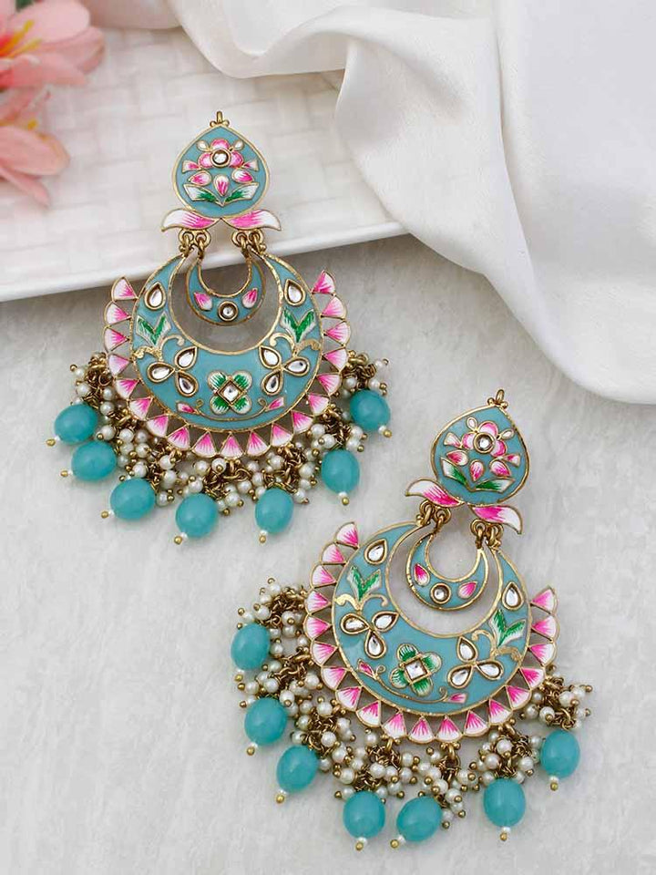 Turquoise Monica Chandbalis - Bling Bag